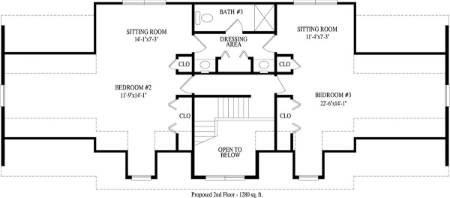 Southport Modular Home Floor Plan Second Floor